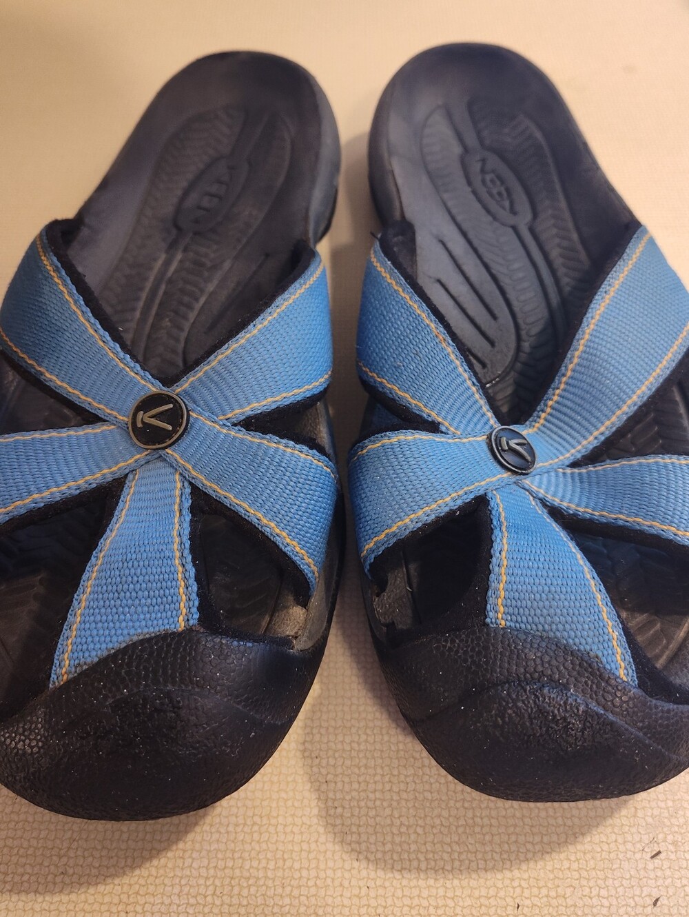 Keen Sandals Hiking Sport Water Shoes Size 8.5 Blue - Picture 2 of 3